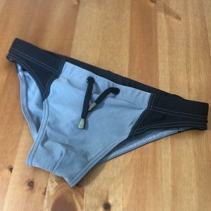 Cute Grey and Black Marcuse Swim Bikini